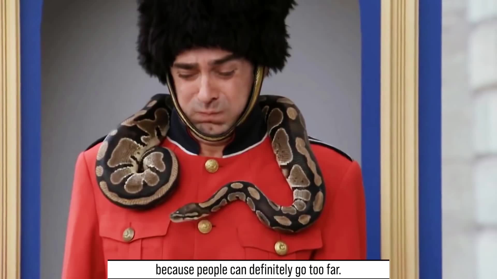 The most satisfying moments when disrespectful visitors learned that royal sentries are fully trained combat soldiers
