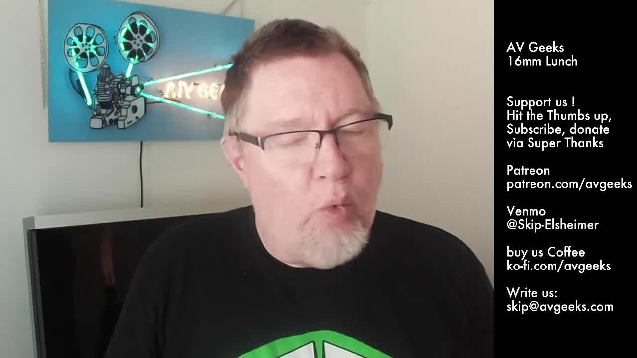 A/V Geek 16mm Lunch 3-26-2026