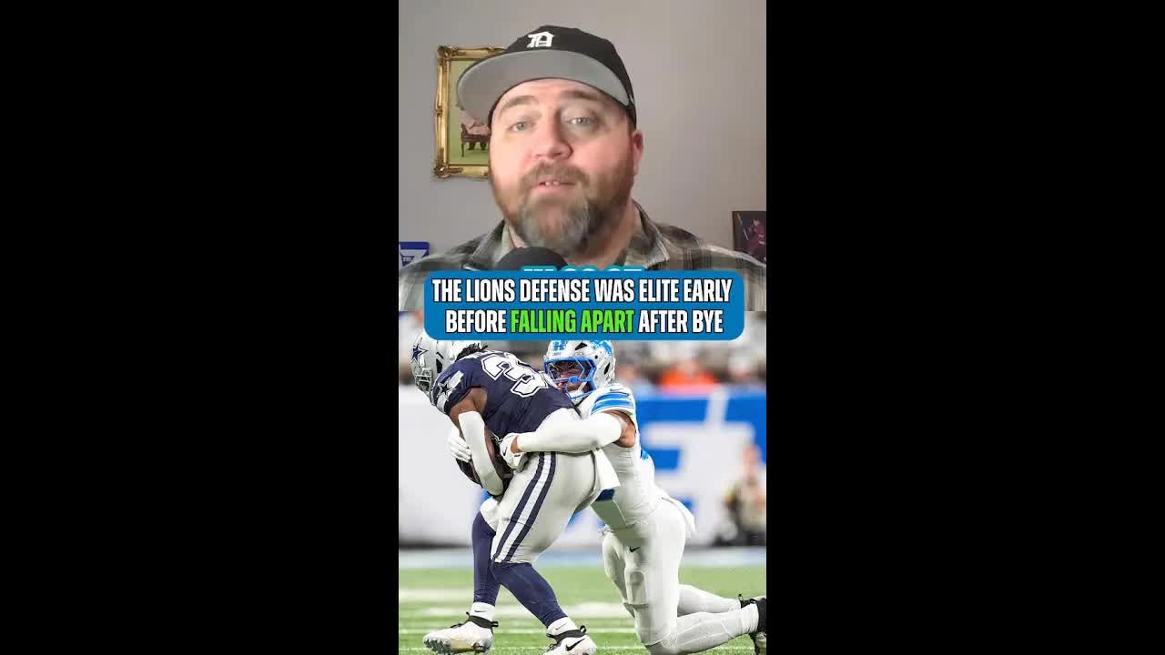 #Lions started elite on defense in 2025… then everything changed after the bye 👀 #OnePride