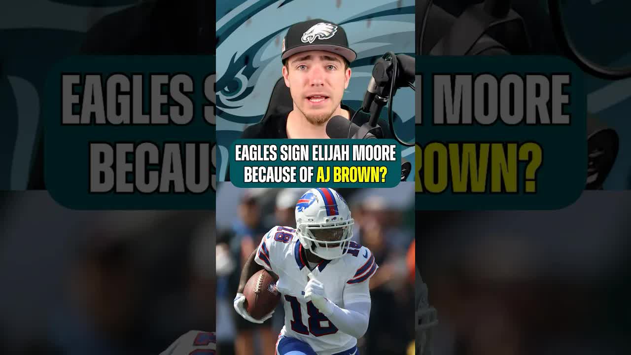 The #Eagles Added Elijah Moore Last Night, But It Wasn’t To Please AJ Brown…#philadelphiaeagles #nfl