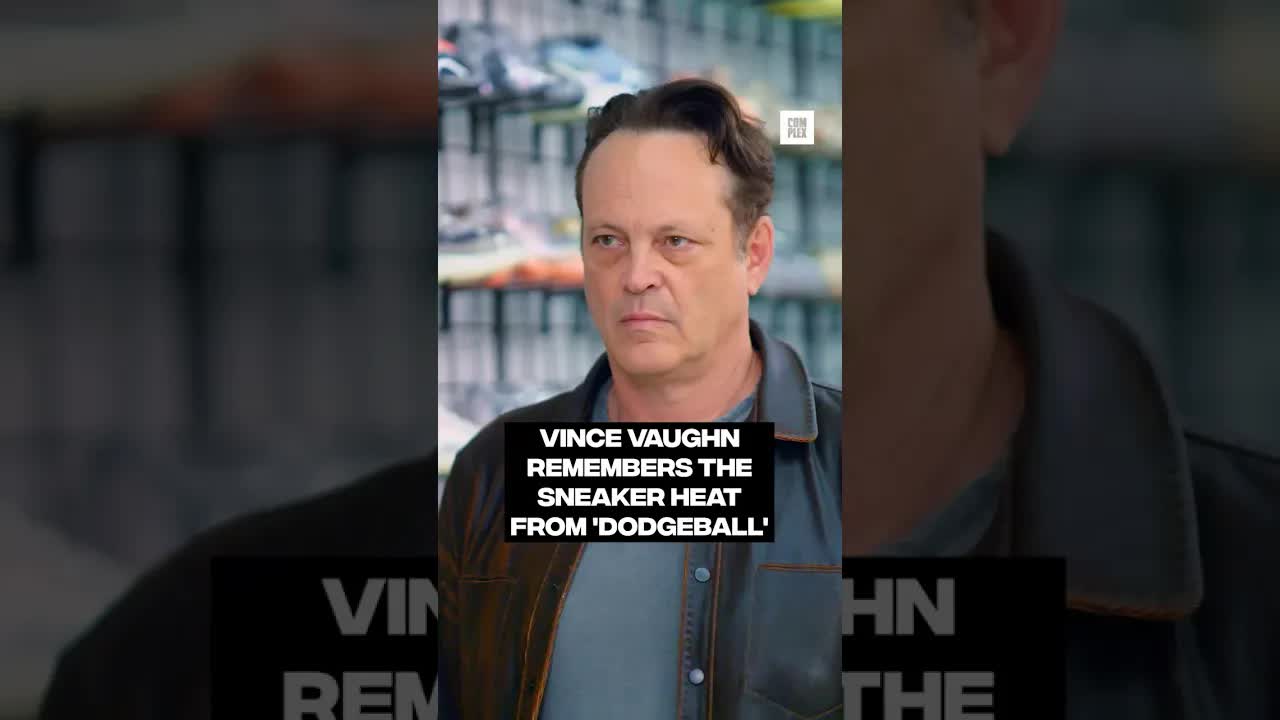 Vince Vaughn remembers the sneaker heat from 'Dodgeball' #SneakerShopping