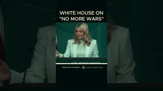 White House on "no more wars"