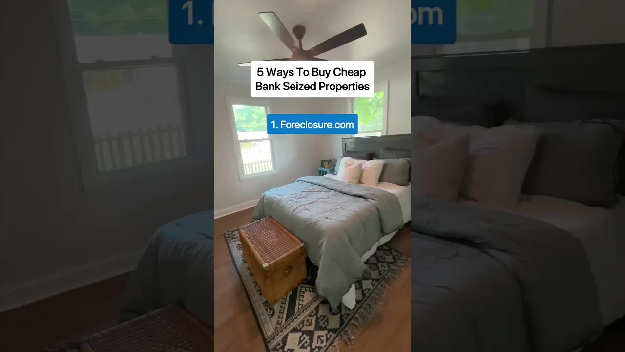 5 ways to buy bank seized properties