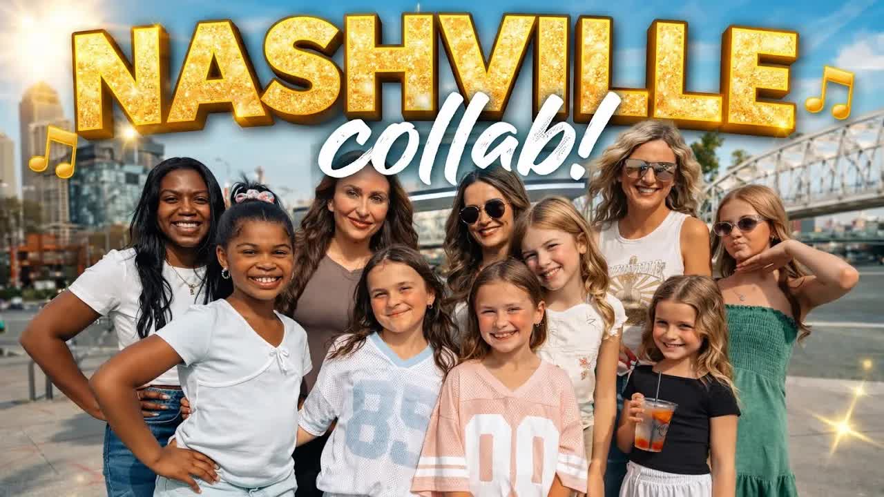 NASHVILLE COLLAB with @garzacrew @Nishaandfam and @TheSalesFamily ❤️ #nashville #collab #friends 