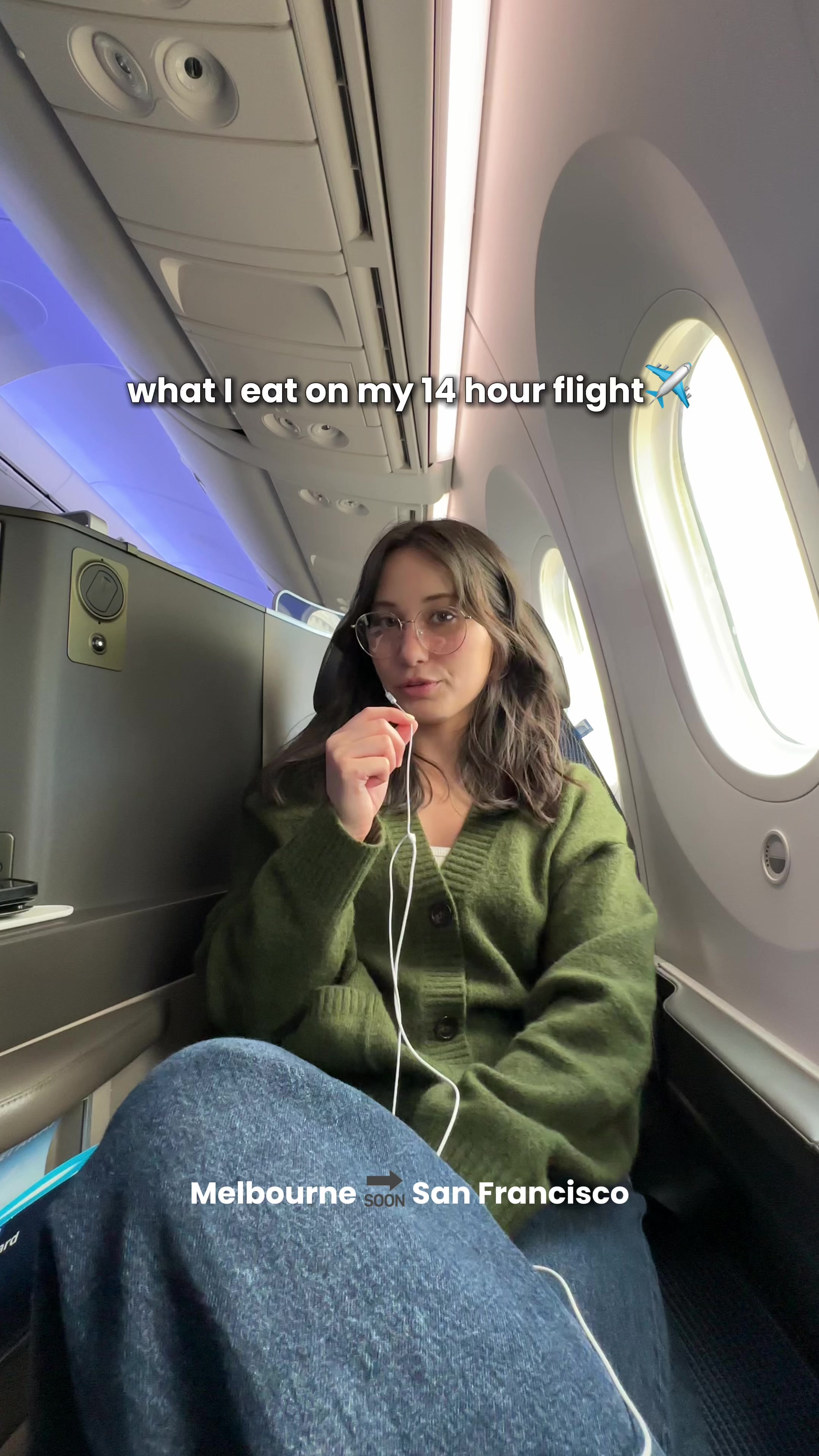 Complete food review of business class service on Boeing 787 Dreamliner