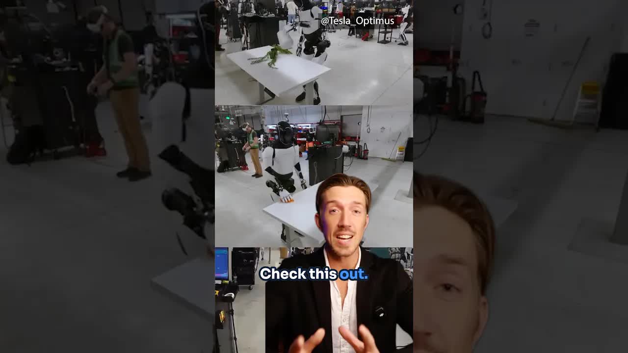 Tesla Optimus Robot Behind The Scenes