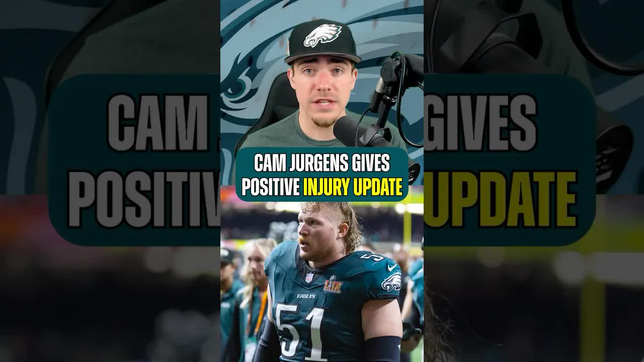 The #Eagles Got A Very Positive Update About Cam Jurgens This Week 🔥#philadelphiaeagles #nflnews