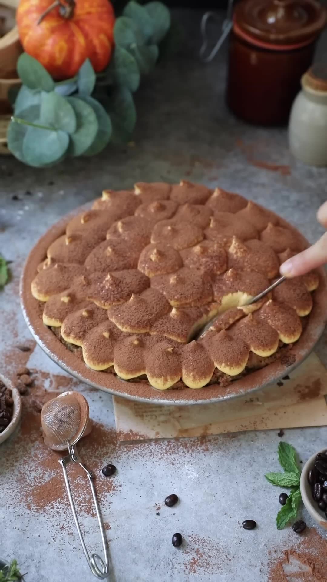 Lemon and pumpkin variations on classic Italian tiramisu