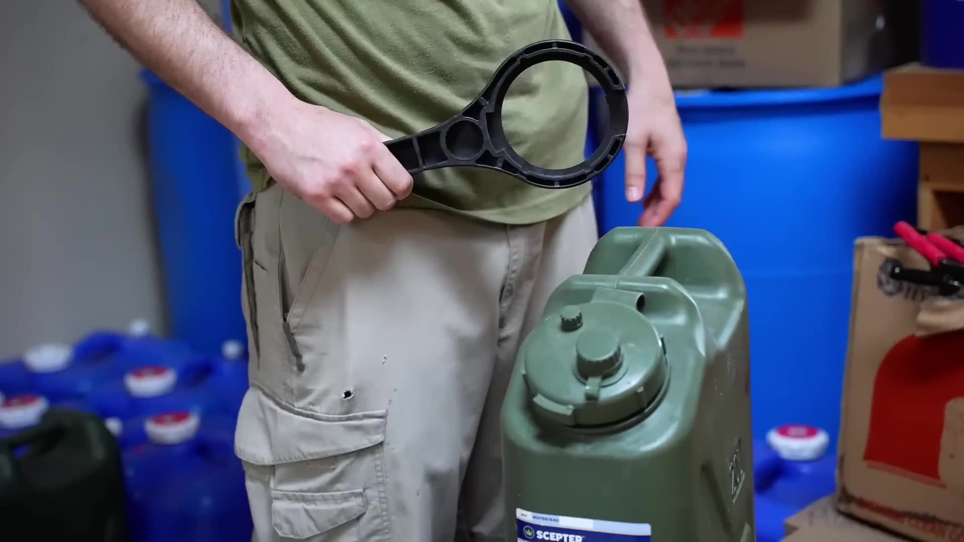 Comprehensive hydration stockpile organization and rotation