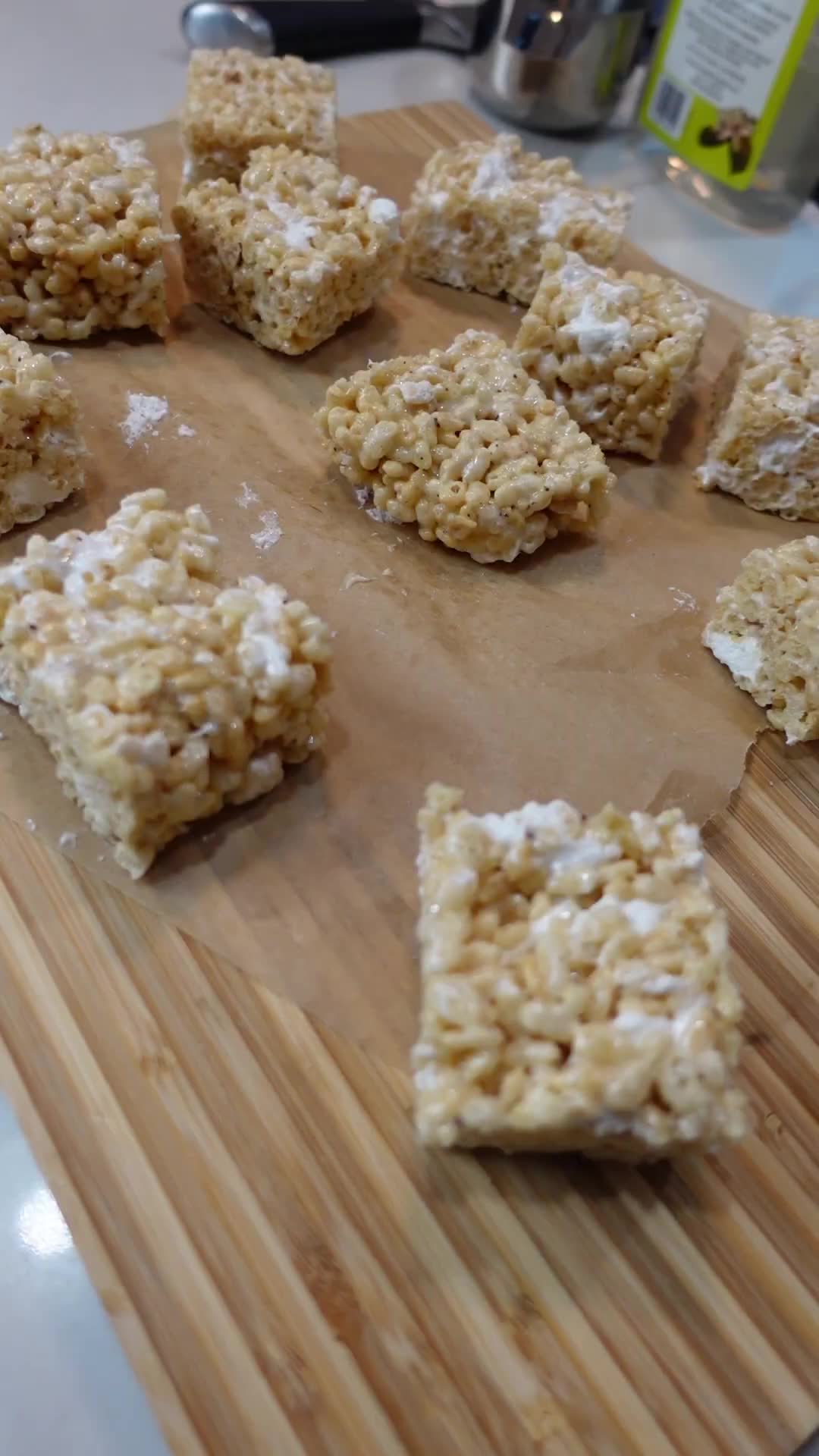 Making rice crispy treats from scratch beats the cereal box version