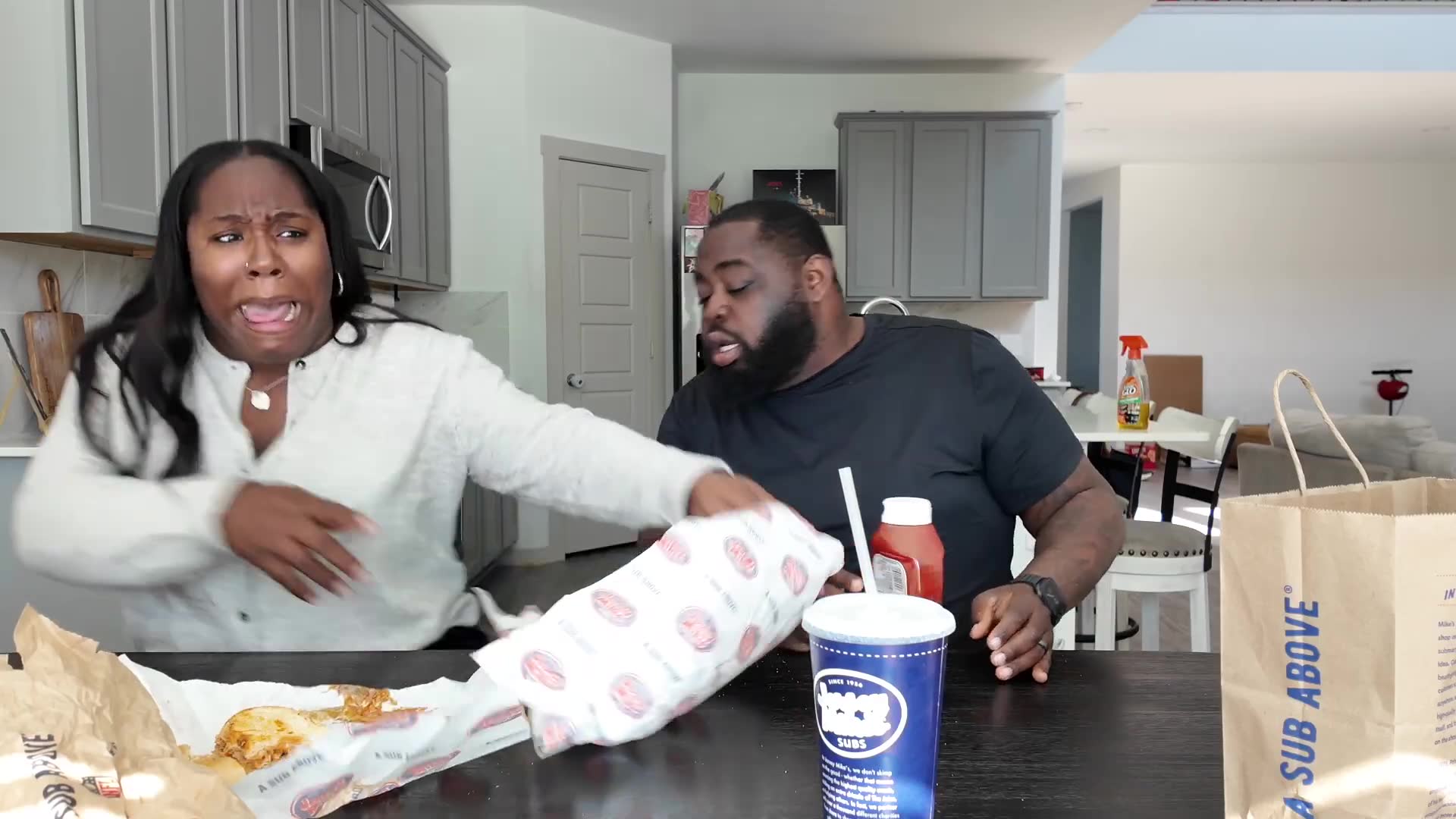 What happens when you see insects crawling through your dinner