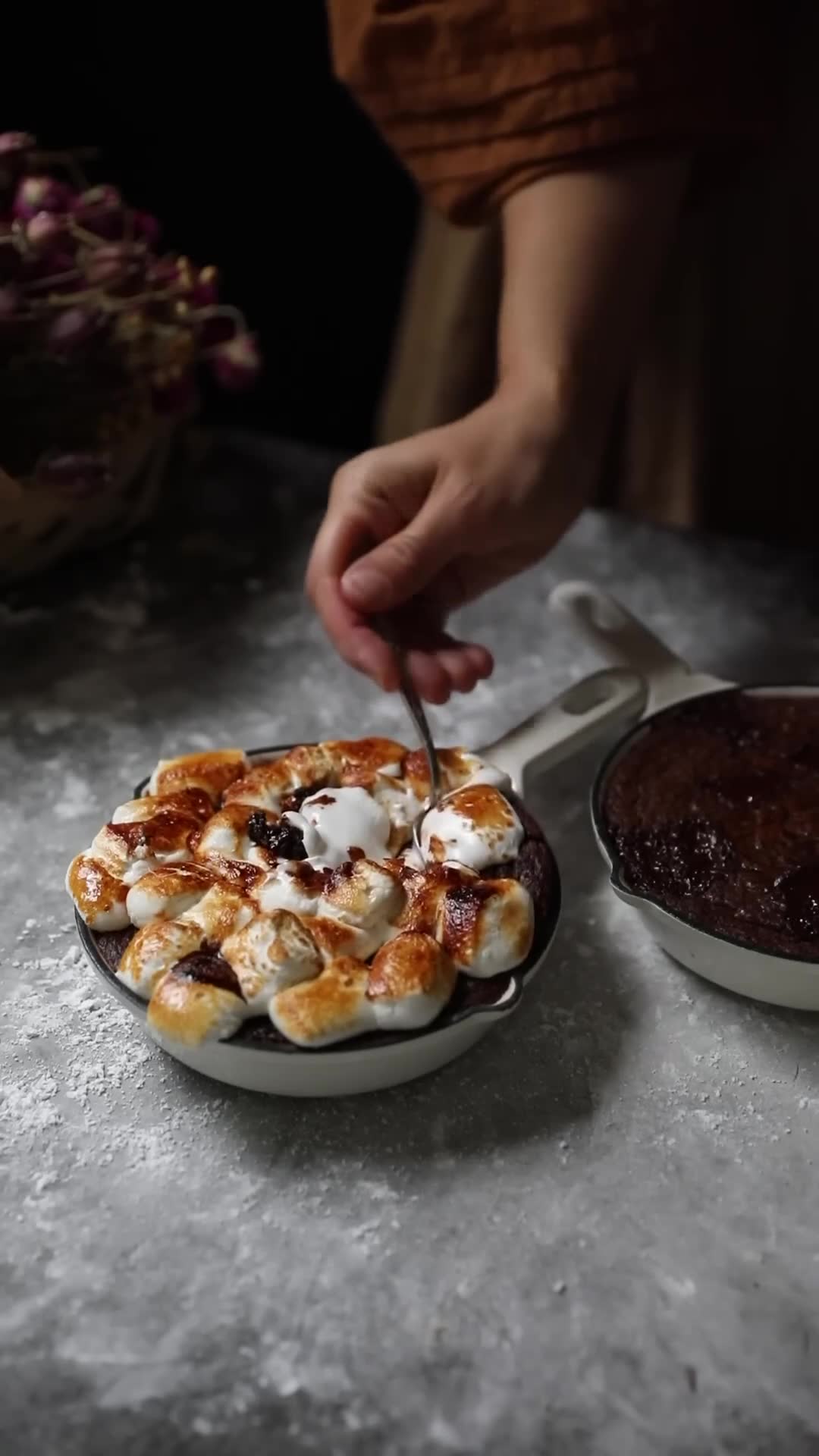 Ultimate chocolate showcase featuring flowing center and fudgy brownie
