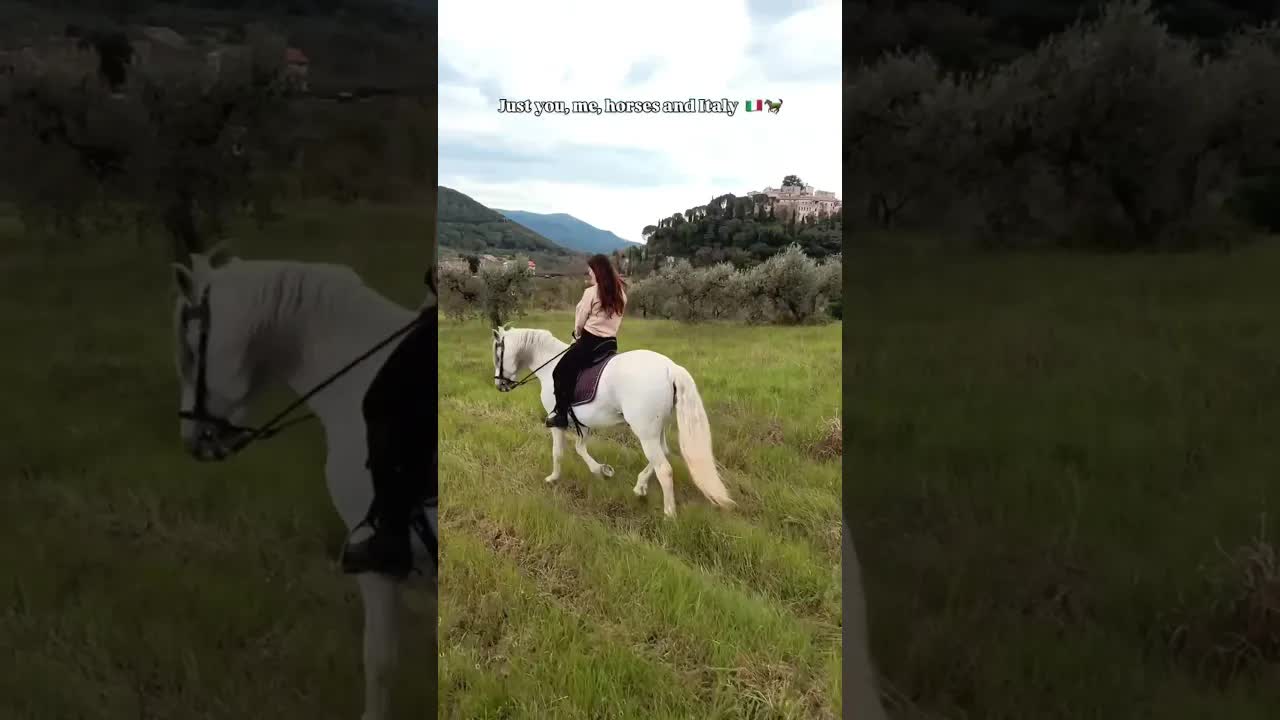 Just you, me, horses and Italy 🇮🇹🐎