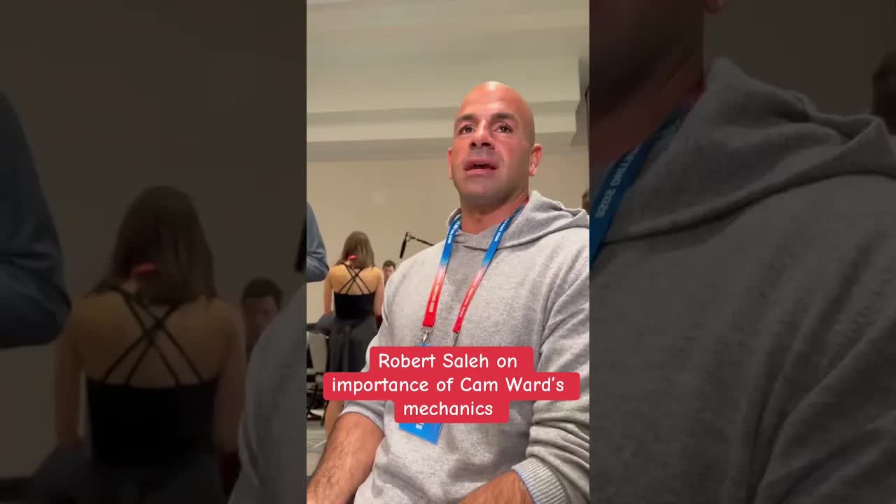 It always comes back to #Titans QB Cam Ward’s feet. #camward #quarterback #robertsaleh #nfl