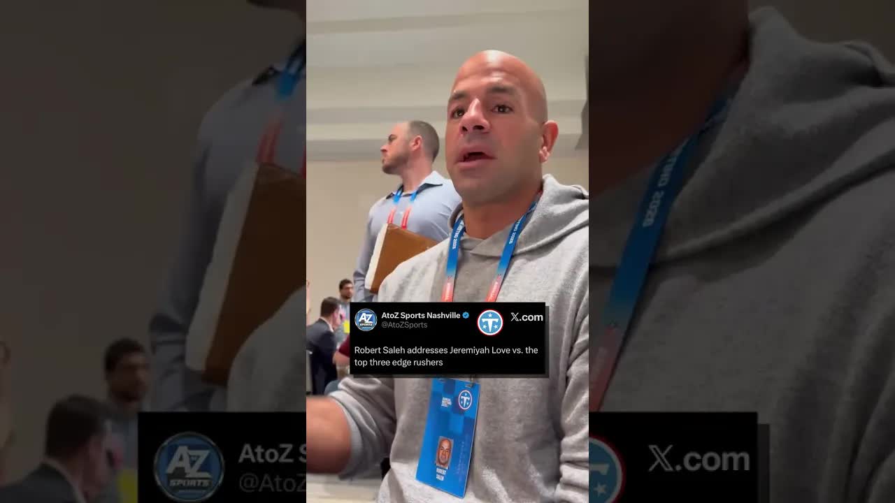 #Titans HC Robert Saleh on the draft’s game changers. #nfldraft #tennesseetitans #robertsaleh #nfl