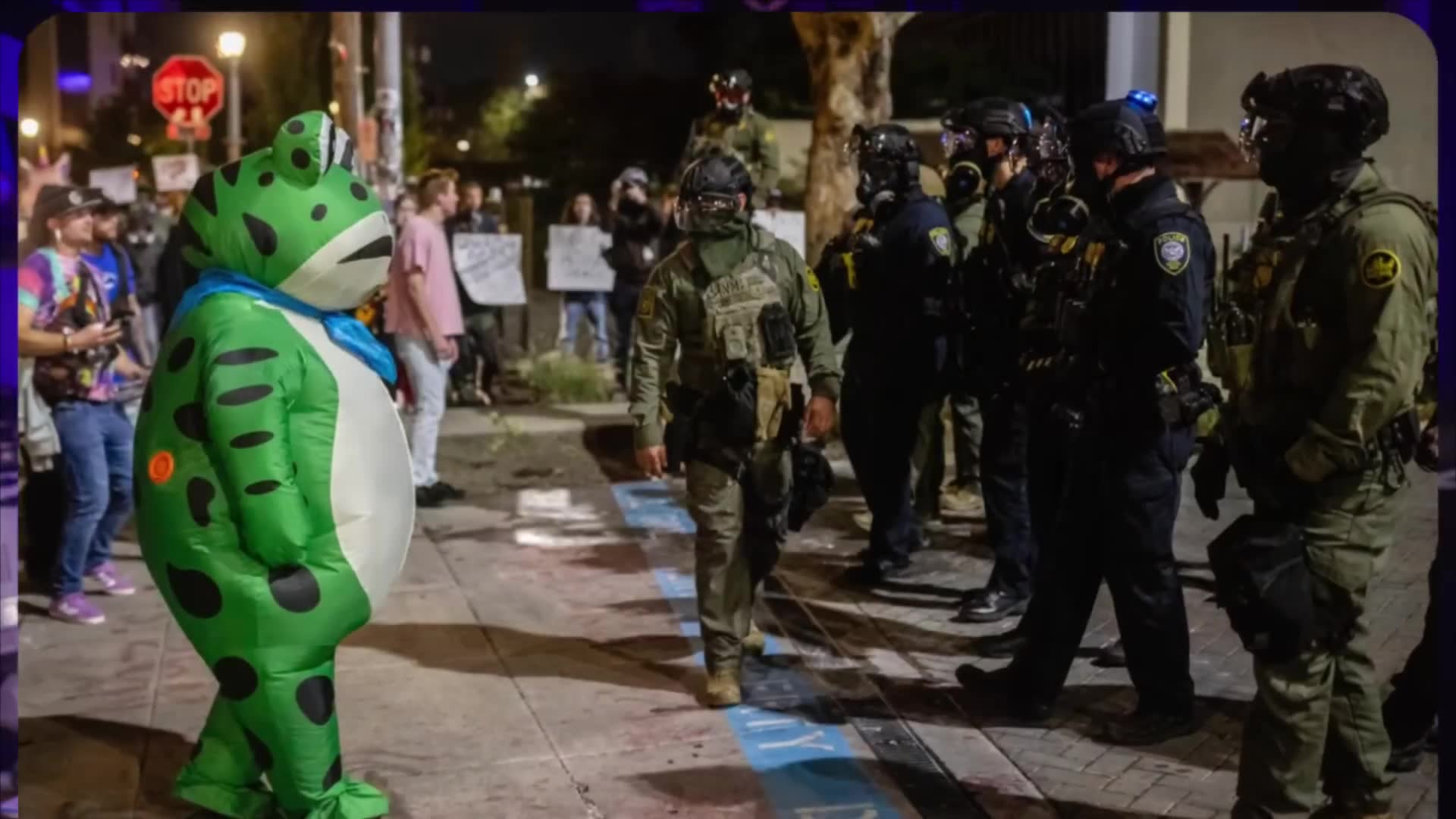 The brilliant resistance strategy behind absurd costume demonstrations