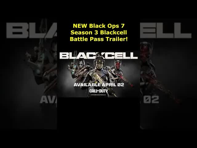 Black Ops 7 Season 3 Blackcell Trailer Showcase Battle Pass Trailer! Season 3 COD BO7 BlackCell
