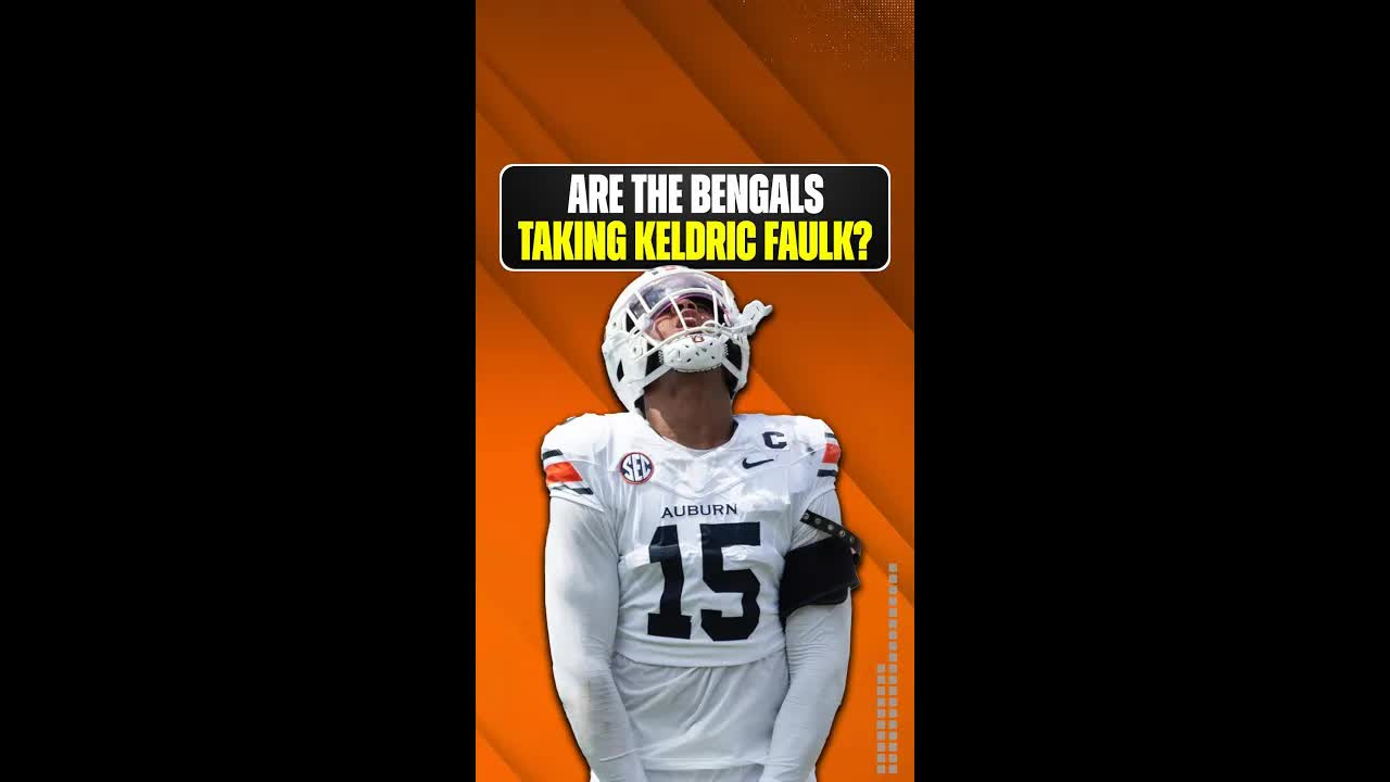 Could the #CincinnatiBengals take Auburn DL Keldric Faulk with the tenth pick in the #2026NFLDraft?