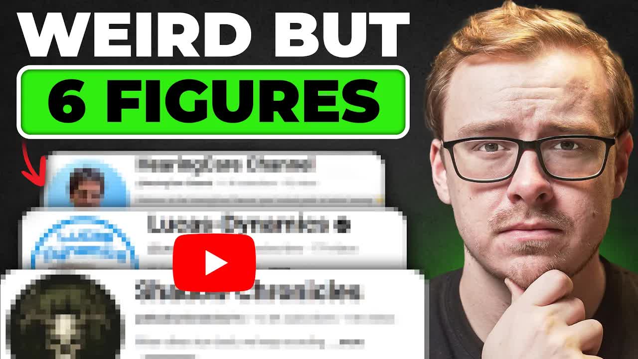 7 Weird BUT Profitable YouTube Channels That Make 6 Figures
