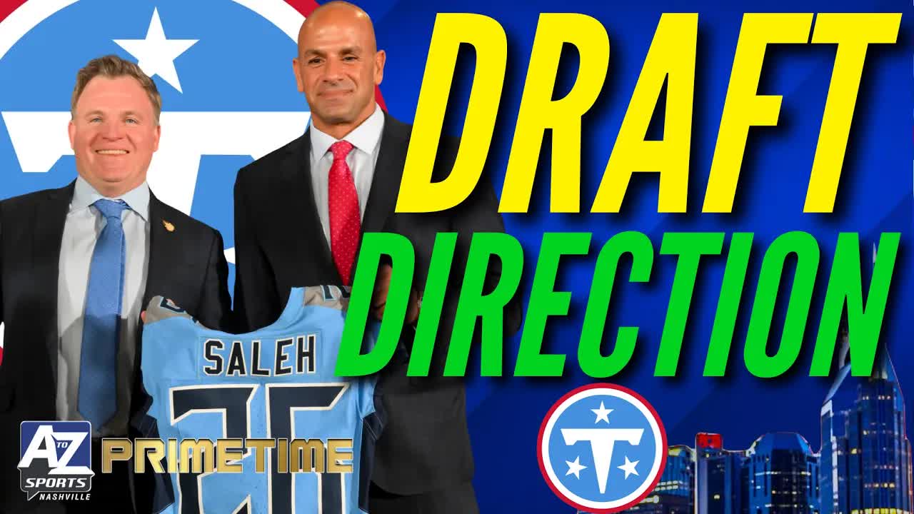 Robert Saleh and Mike Borgonzi offer different opinions on the Titans draft decision