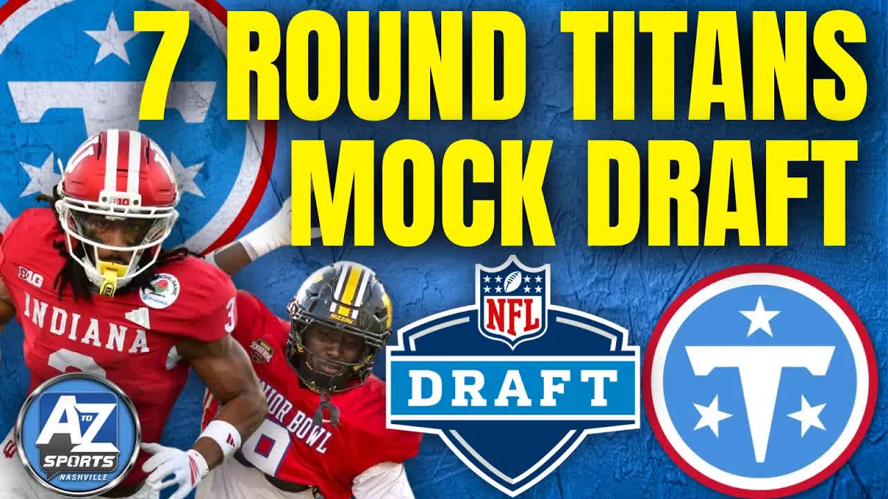 Titans 7 Round Mock Draft on the BRAND NEW A to Z Sports NFL Mock Draft Simulator