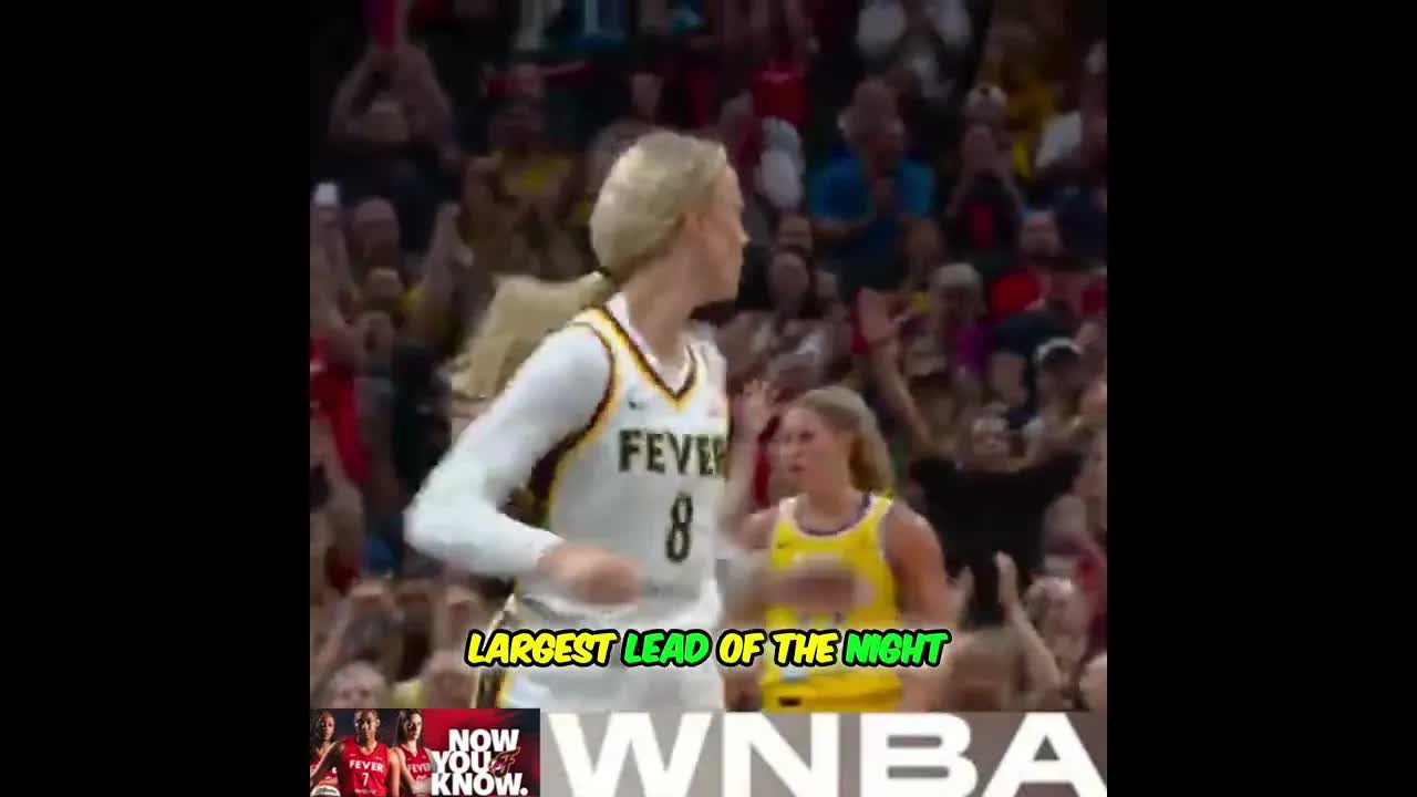 Fever Sophie Cunningham Leads with INSANE 3-Pointer! #shorts