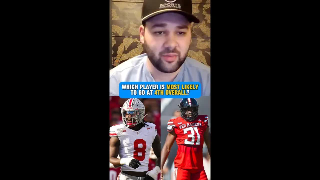 Which player is the most likely pick at four overall for the #Titans after the NFL Owner's Meetings?