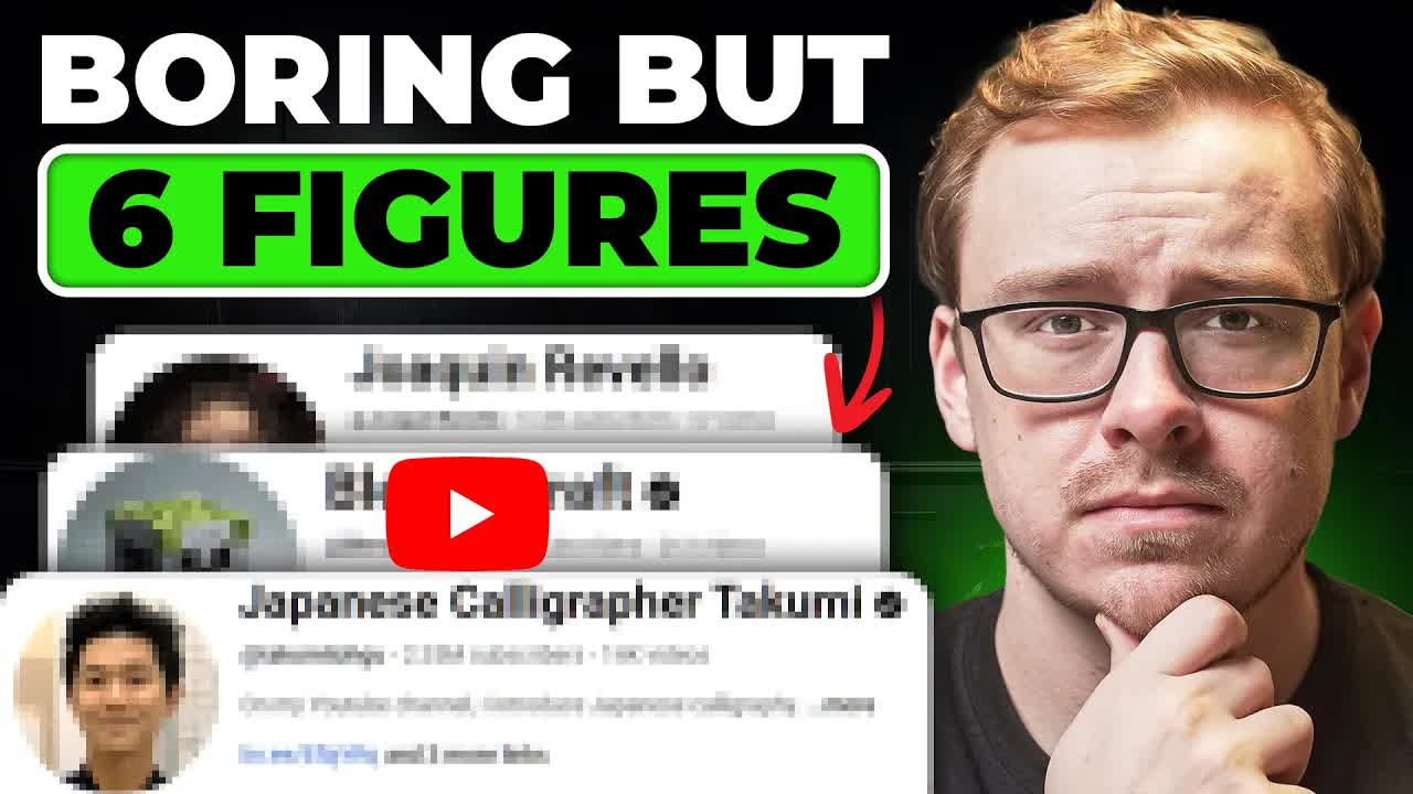 5 YouTube Channels That Look Boring… But Make 6 Figures/Year