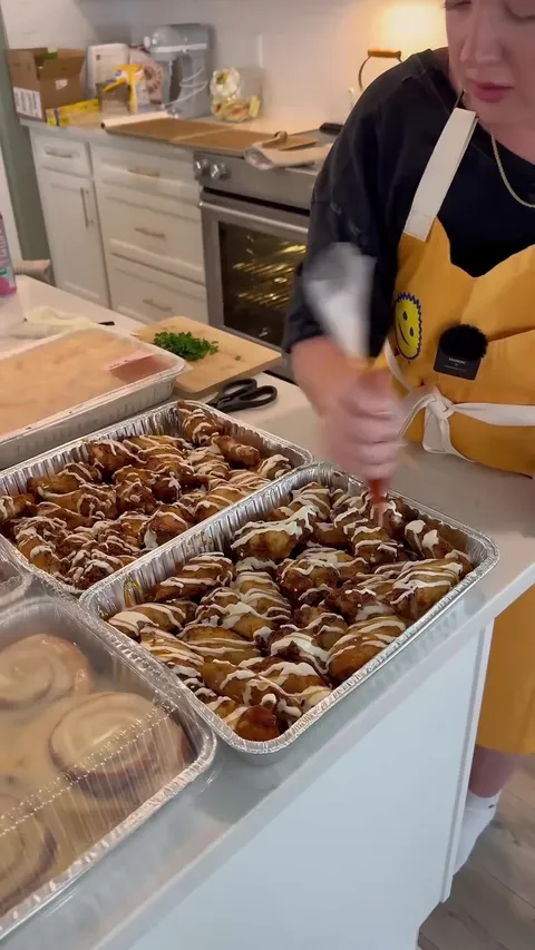 Bringing homemade food to show appreciation for first responders