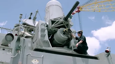Directed-energy weapons system eliminates multiple aerial threats simultaneously