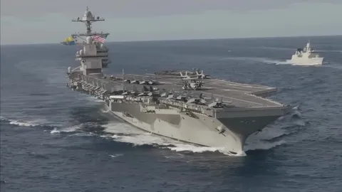 Regional forces confront newest American supercarrier with poor judgment