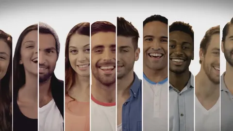 Genetic variations that only some people possess showing human diversity