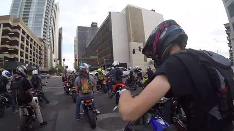 Rider witnesses accident happen directly ahead and reveals identity on camera