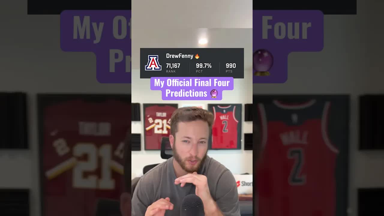 Who I Have Winning the Final Four 🤝