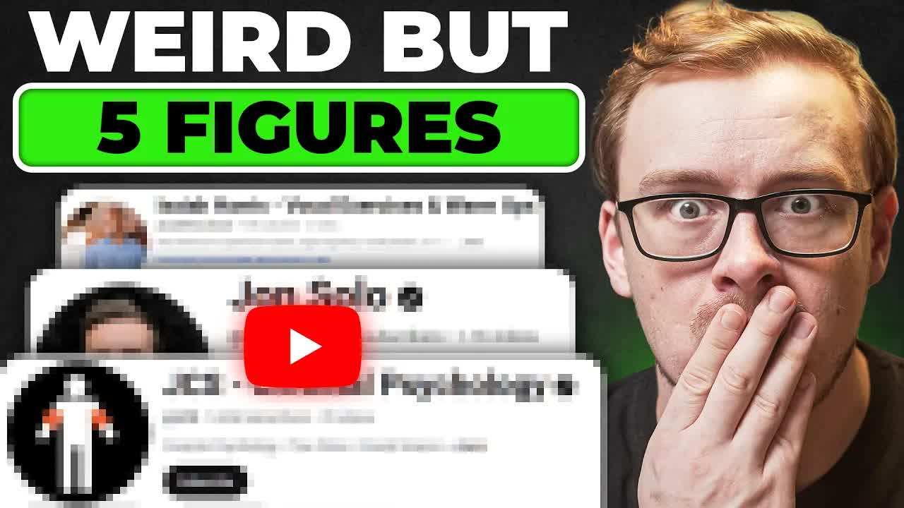 7 Weird YouTube Channels Making 5 Figures A Month (Nobody Talks About These)