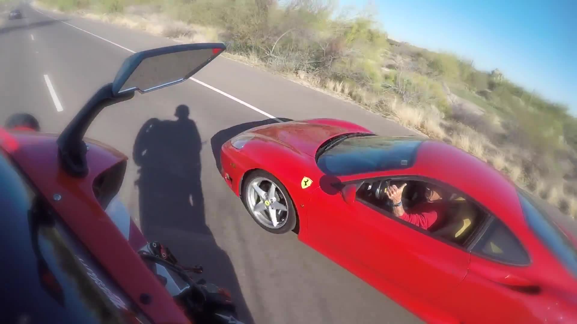Motorcycle adventures caught on camera during motorcycle adventure