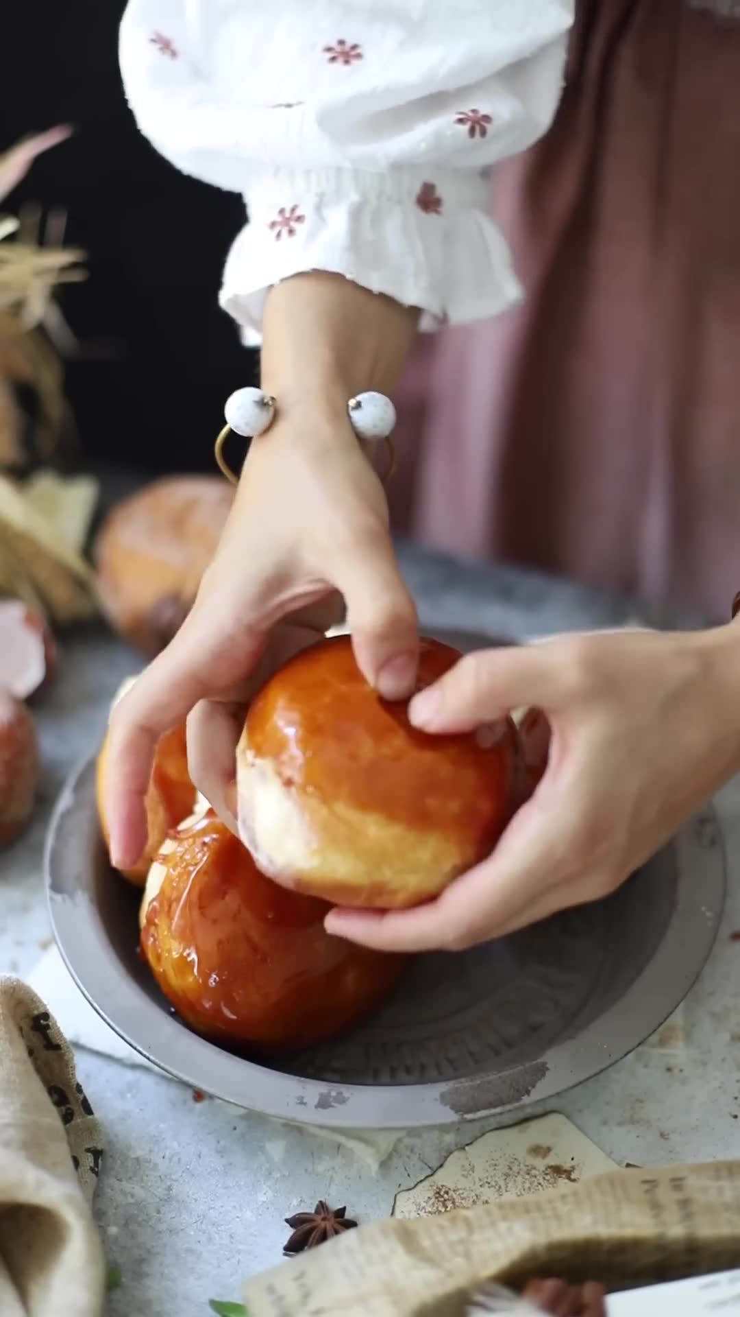 Fluffy Asian bread paired with classic American donuts