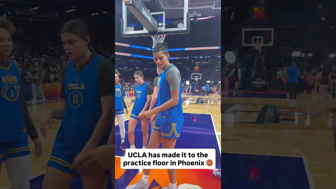 UCLA final practice before championship game! #uclabruins #marchmadness #finalfour #wbb