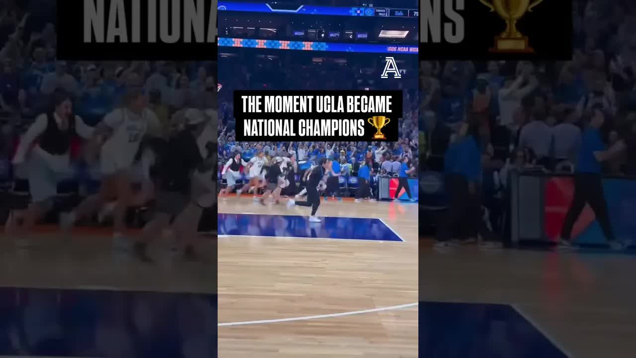 The moment UCLA WON! 🏀#ucla #finalfour #ncaaw #wbb