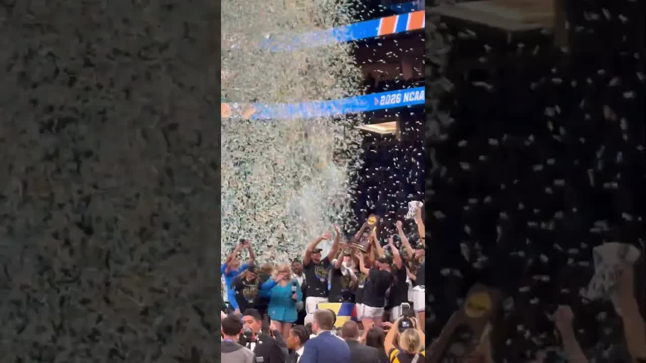 Trophy time! #ucla #champions #finalfour #marchmadness