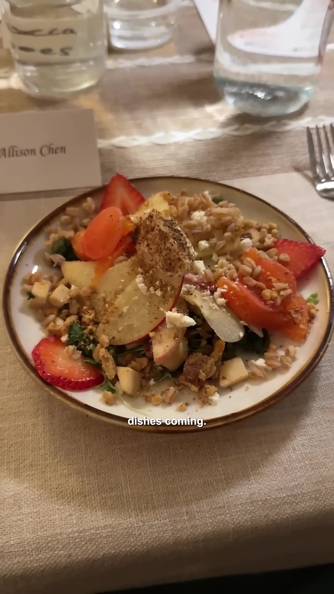 Attending an exclusive apartment-based tasting menu dinner