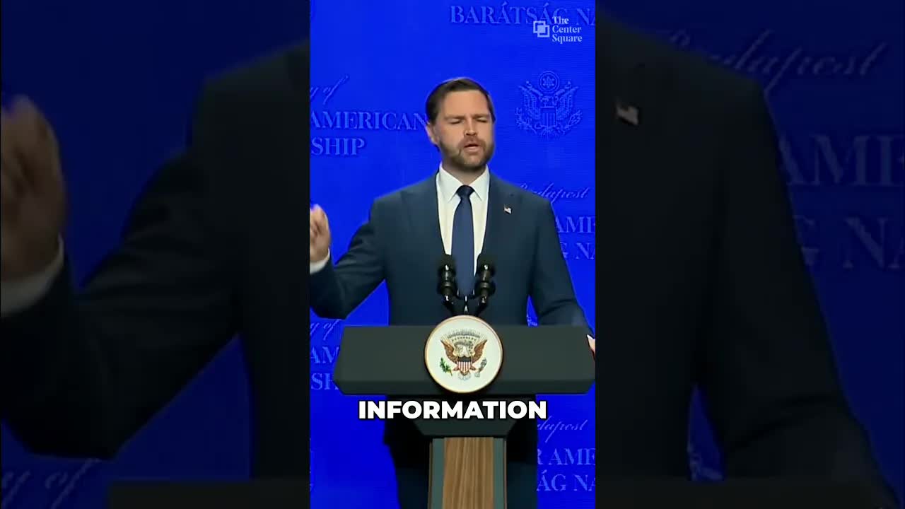 VP Vance Criticizes EU Social Media Policies During Remarks in Hungary