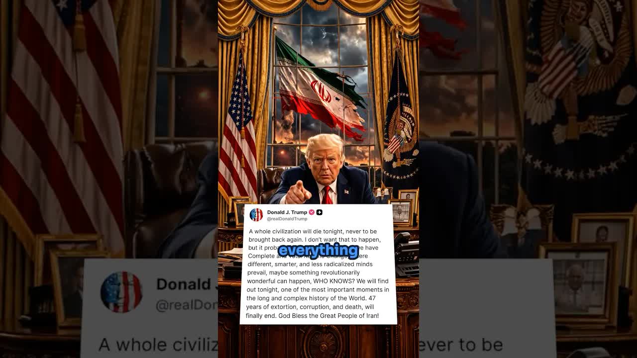 Trump's Final Warning To Iran