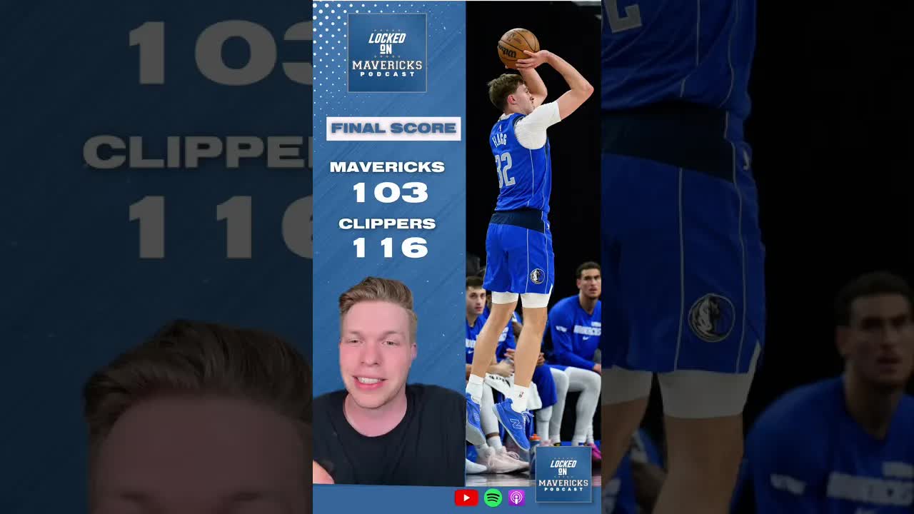 POSTGAME: Cooper Flagg's workload is insane, Dallas Mavericks fall to LA Clippers