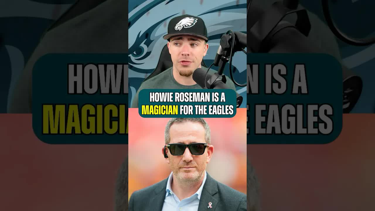 Howie Roseman Is The Reason The #Eagles Stay At The Top! 🔥#philadelphiaeagles #eaglesfootball #nfl