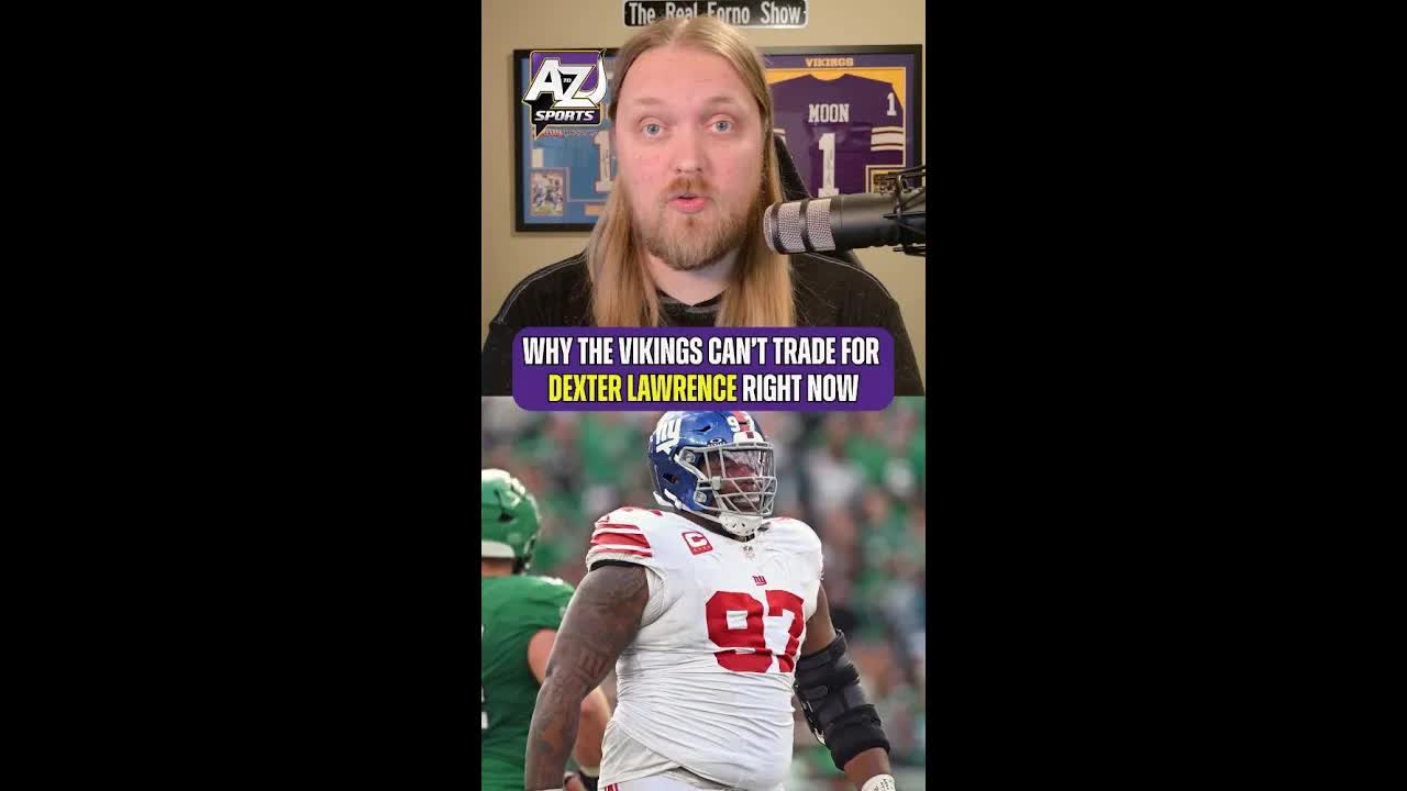 #Vikings literally can’t make a trade for Dexter Lawrence right now #NFL #NFLNews #MinnesotaVikings