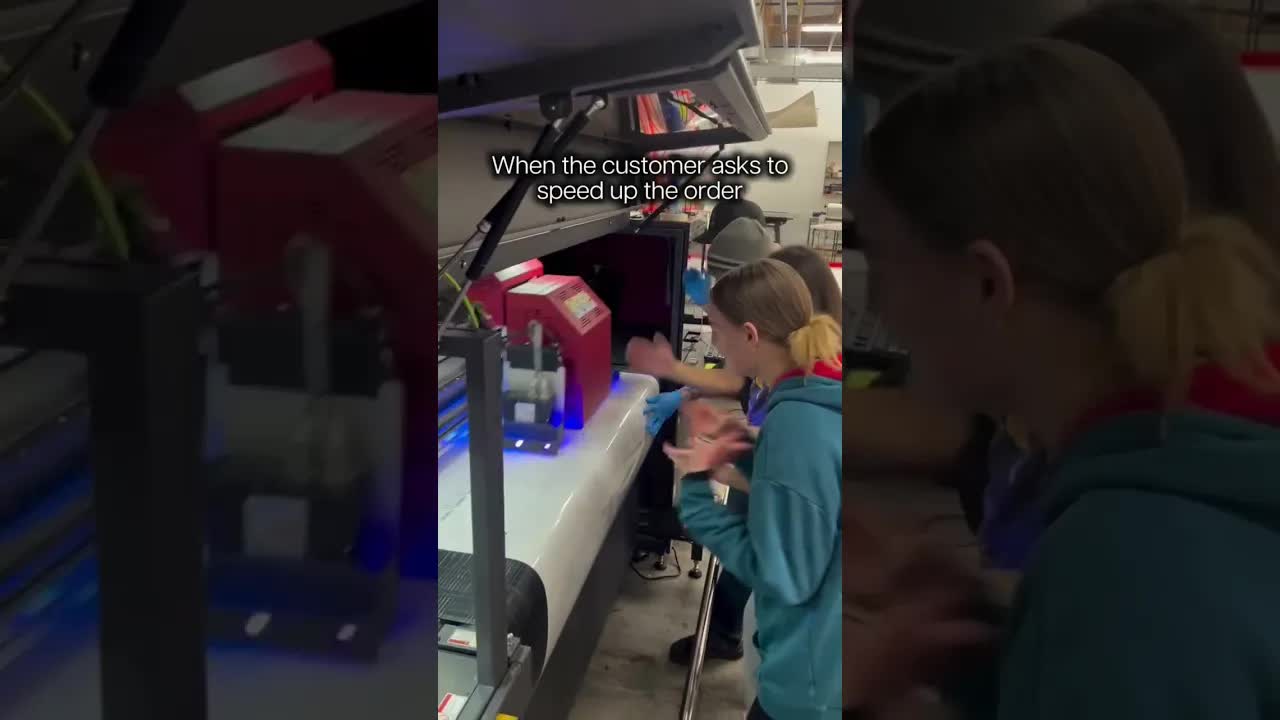When the customer wants to speed up the order