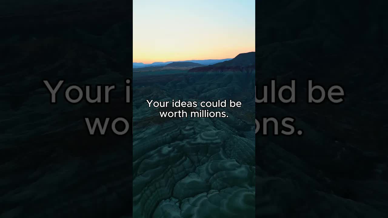 What is an idea worth?