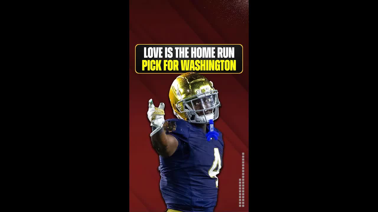 The #WashingtonCommanders NEED Jeremiyah Love to fall to pick 7 in the #2026NFLDraft! #HTTR #NFL
