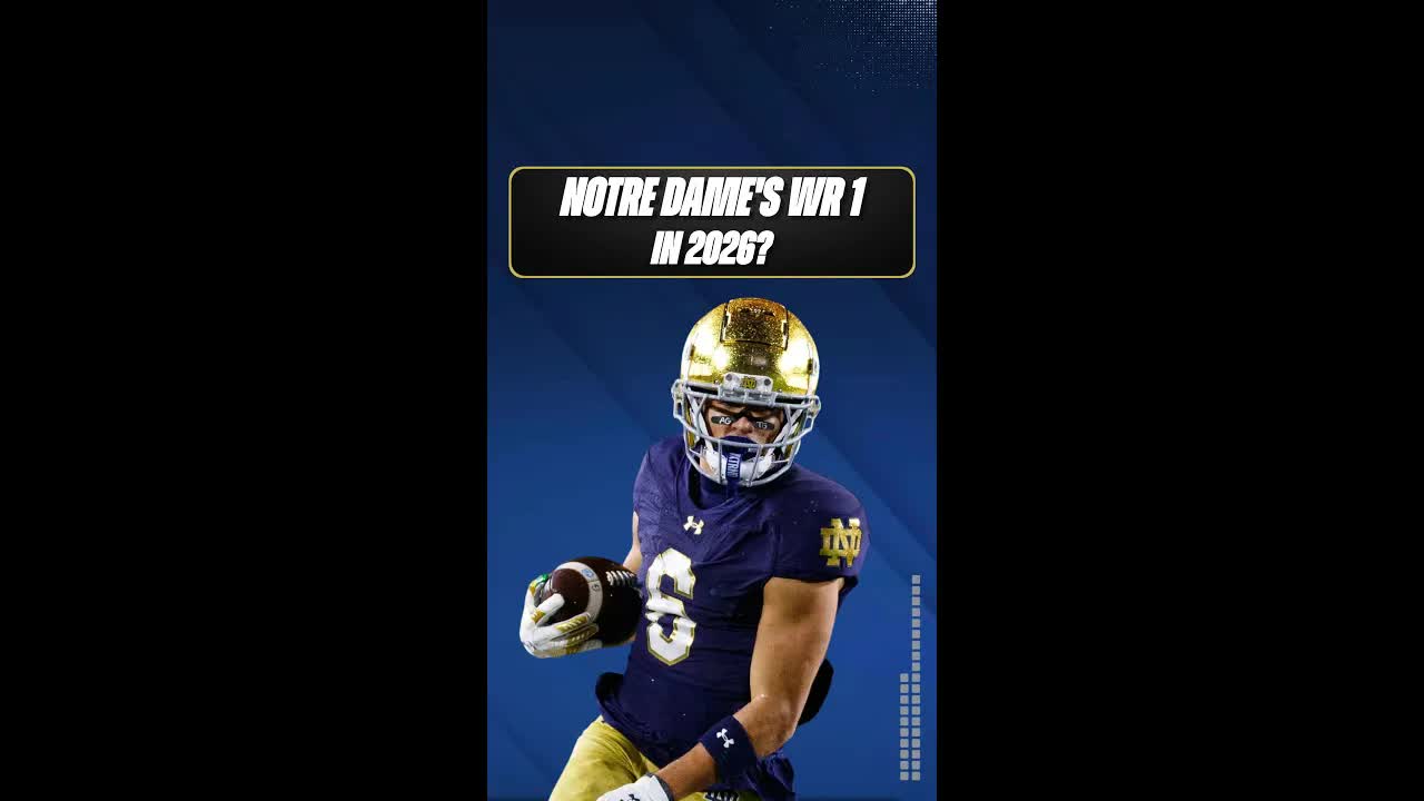 Will Jordan Faison be the #FightingIrish' WR 1 in 2026?